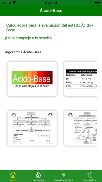 Ácido-Base Screenshots