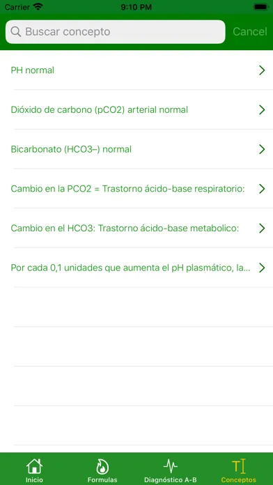 Ácido-Base Screenshots
