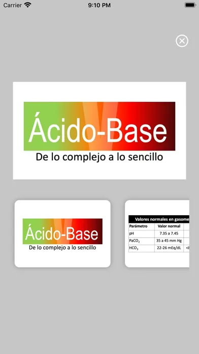 Ácido-Base Screenshots