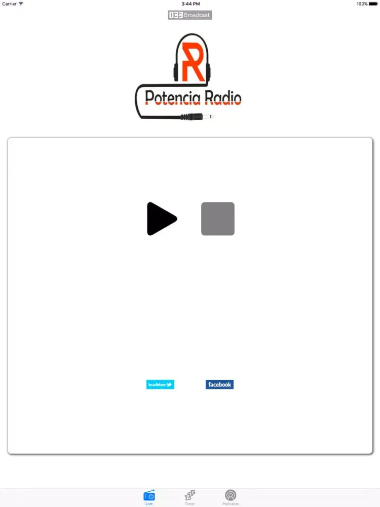 Potencia Radio FM iPad  Screenshots