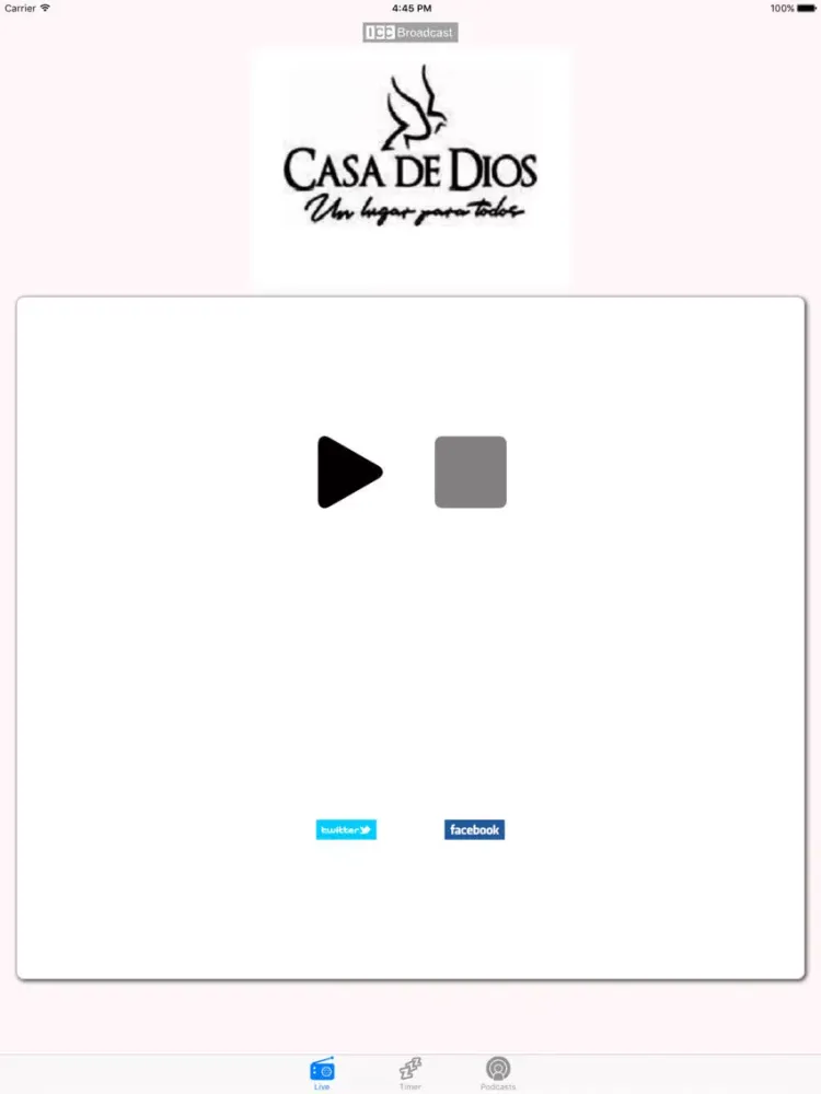Screenshot di Radio CDD iPad 