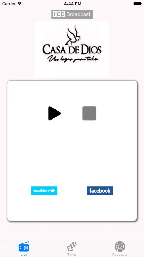 Screenshot di Radio CDD