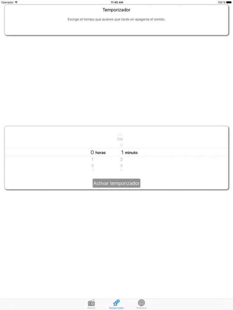 Radio Única Ocaña iPad 應用截圖