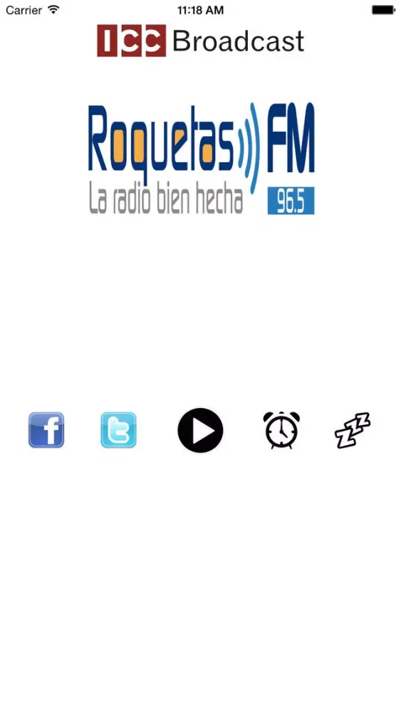 Tangkapan layar Roquetas FM Radio 96.5