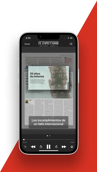 El Espectador App Screenshots