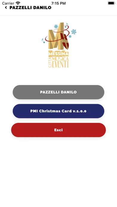 PMI Christmas Card Screenshots