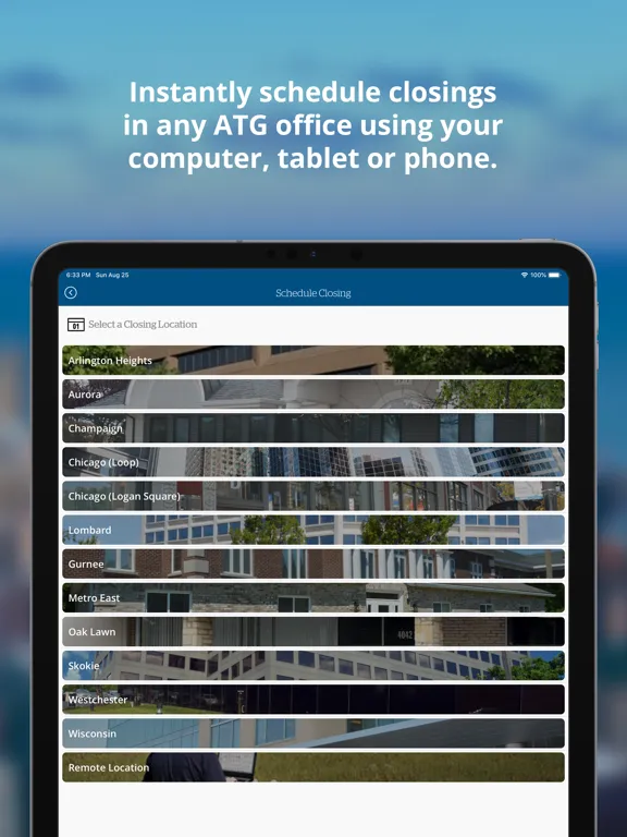 Screenshot di ATG GO iPad 