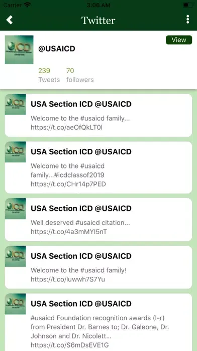 ICD USA SECTION Ekran Görüntüleri