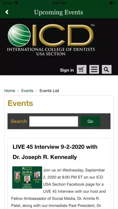 ICD USA SECTION Ekran Görüntüleri