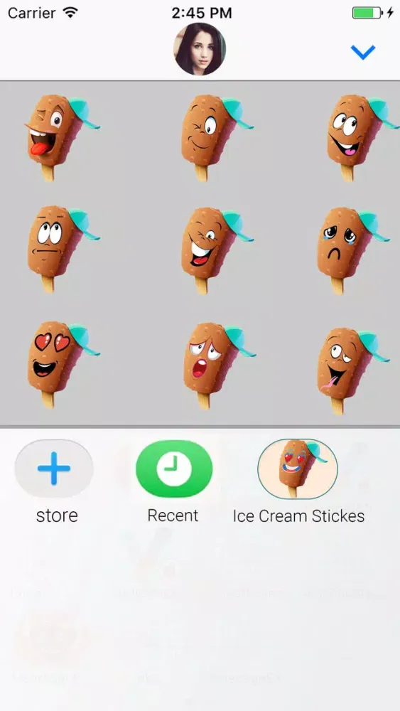 Ice Cream : Animated Stickers应用截图