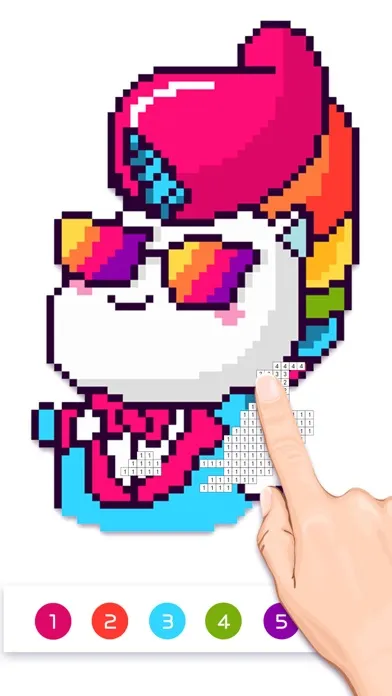 Ảnh chụp màn hình của Pixel Artist: Color Number