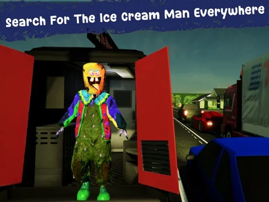 Crazy Ice Scream Clown Game 3D iPad  سکرین شاٹس