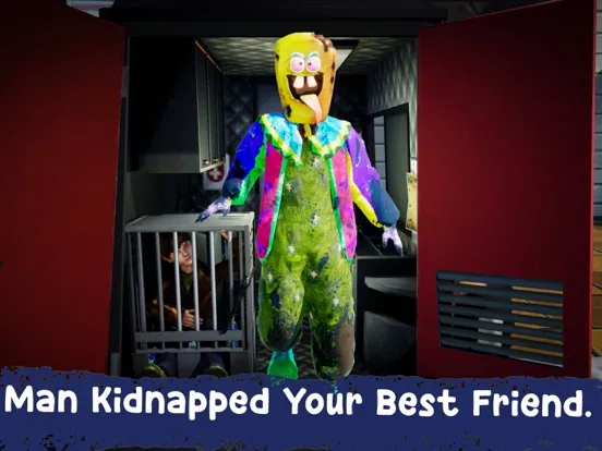Crazy Ice Scream Clown Game 3D iPad  سکرین شاٹس
