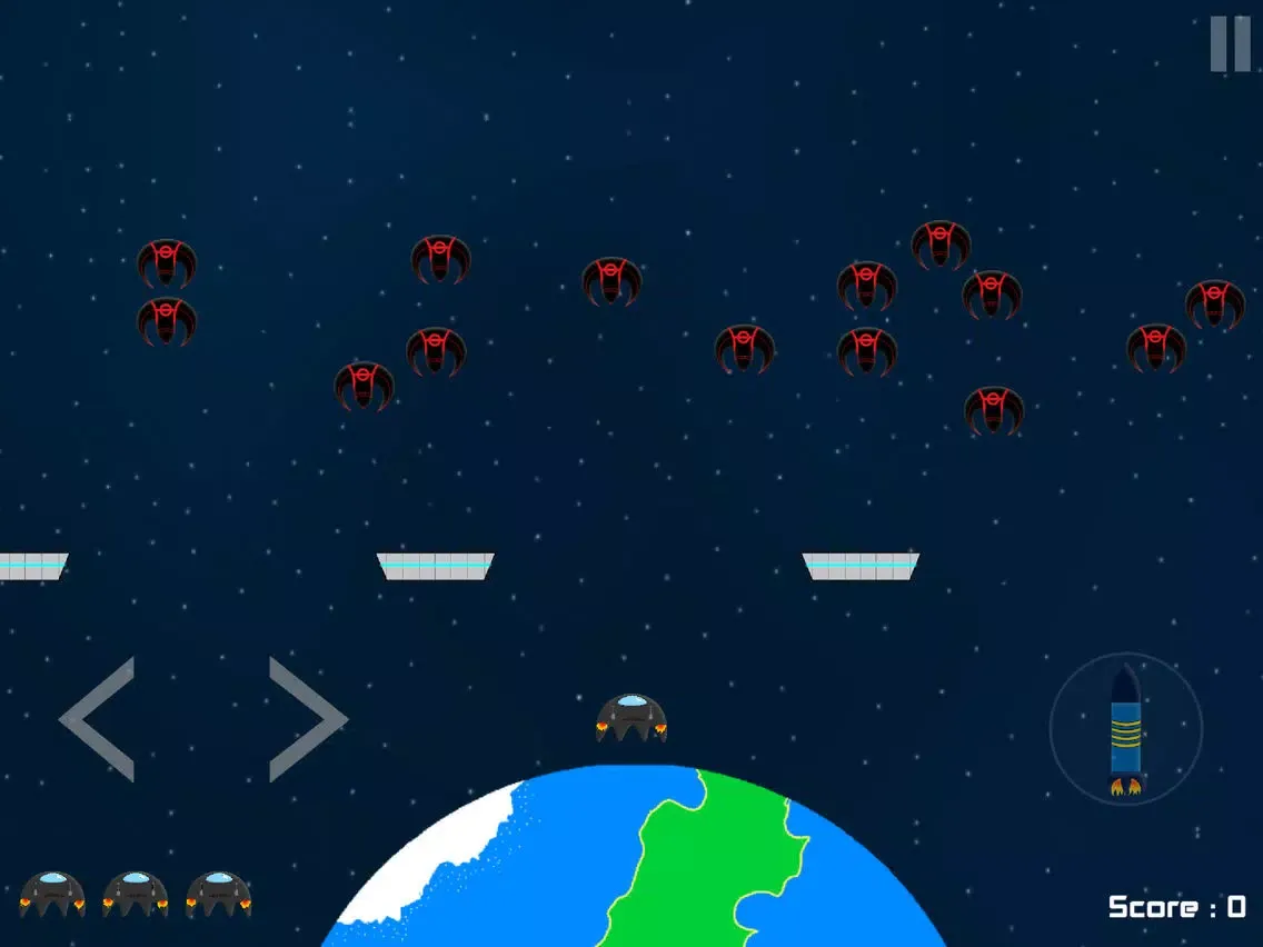 Zrzuty ekranu Ω Invaders : Space shooter HD iPad 