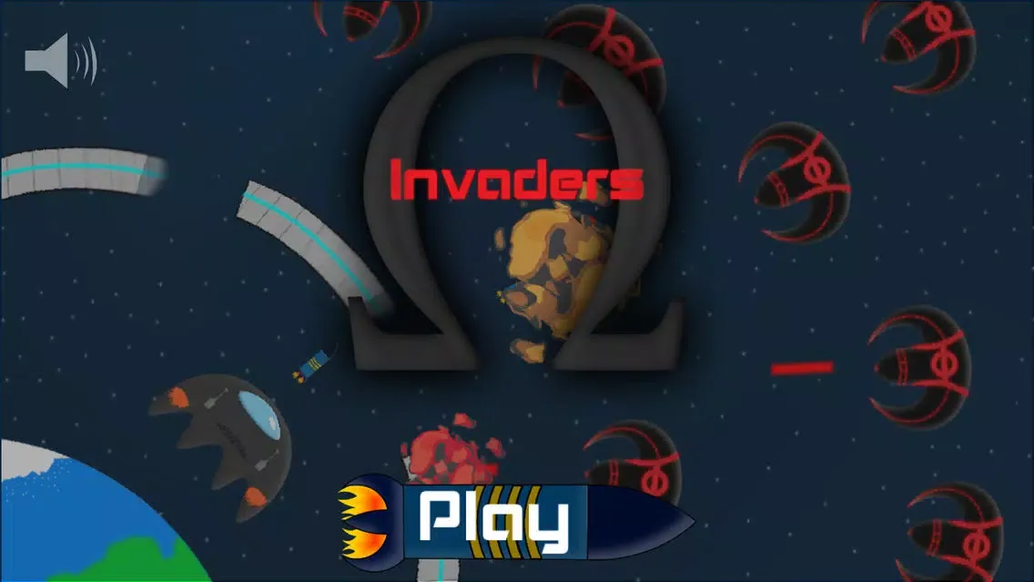 Zrzuty ekranu Ω Invaders : Space shooter HD