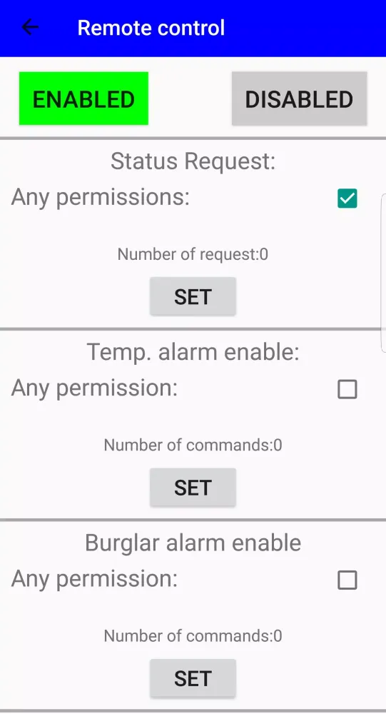 Temp/Burglar Watchdog Free Screenshots