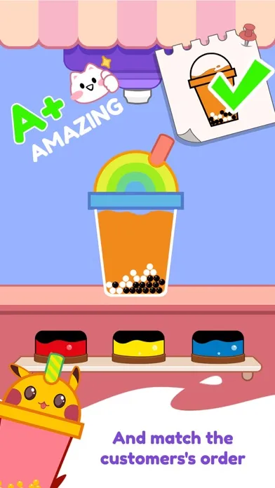 Capturas de tela do Bubble Milk Tea Shop