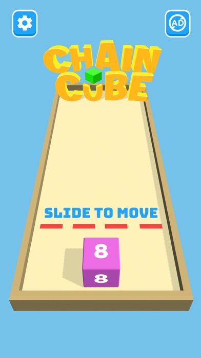 Tangkapan skrin 2048 Chain Cube 3D: Merge Game