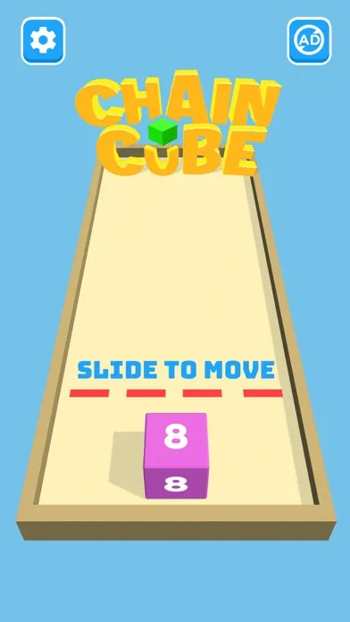 2048 Chain Cube 3D: Merge Game স্ক্রিনশট