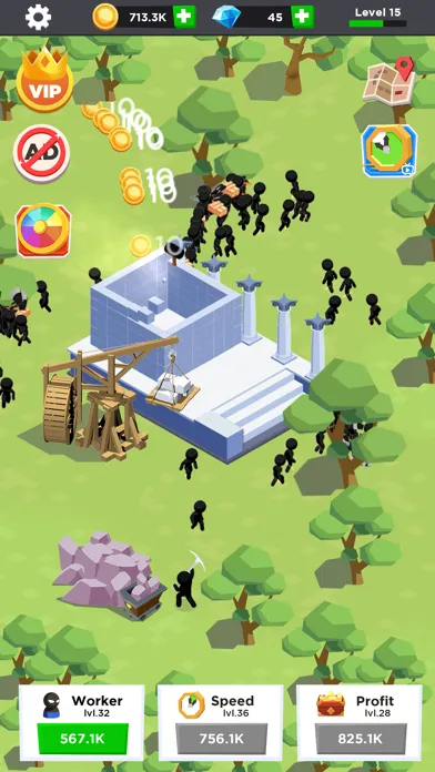 Tangkapan layar Save The Stickman: Idle Empire
