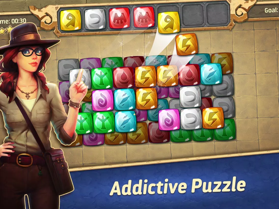 Tangkapan layar Jones Adventure Mahjong iPad 