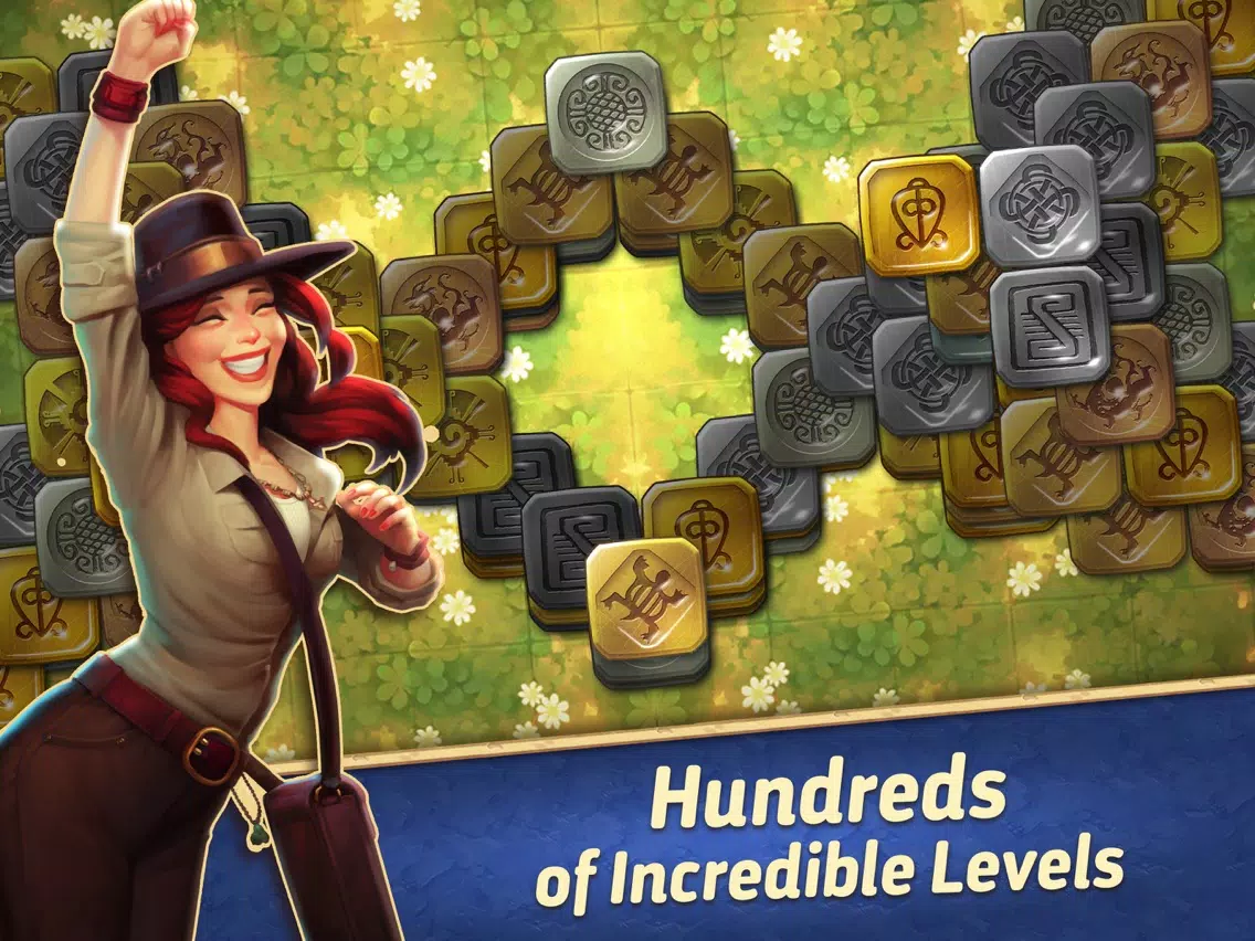 Tangkapan layar Jones Adventure Mahjong iPad 
