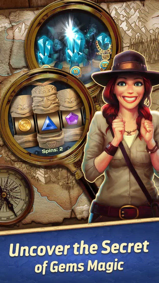 Tangkapan layar Jones Adventure Mahjong