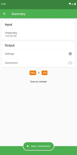 Captures d'écran de File Converter