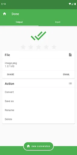 Captures d'écran de File Converter