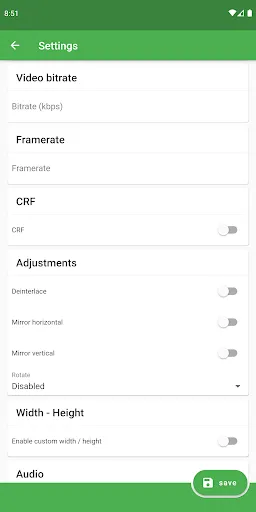 Captures d'écran de File Converter