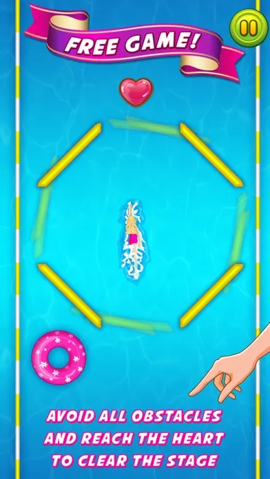 Captures d'écran de Amazing Princess Swimming Challenge