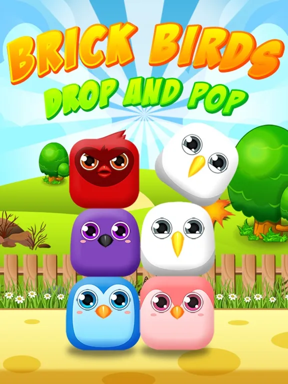 ภาพหน้าจอของ Brick Birds - Drop & Pop iPad 