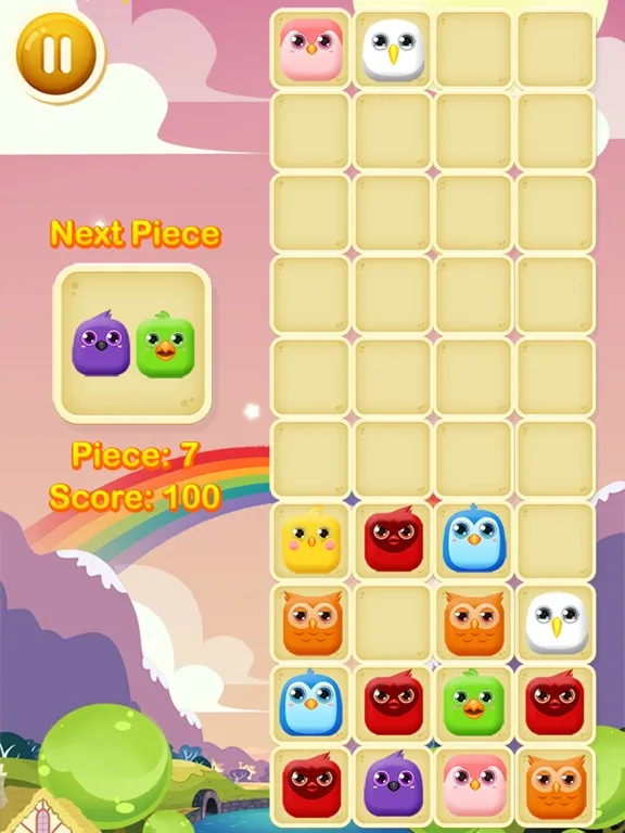 ภาพหน้าจอของ Brick Birds - Drop & Pop iPad 