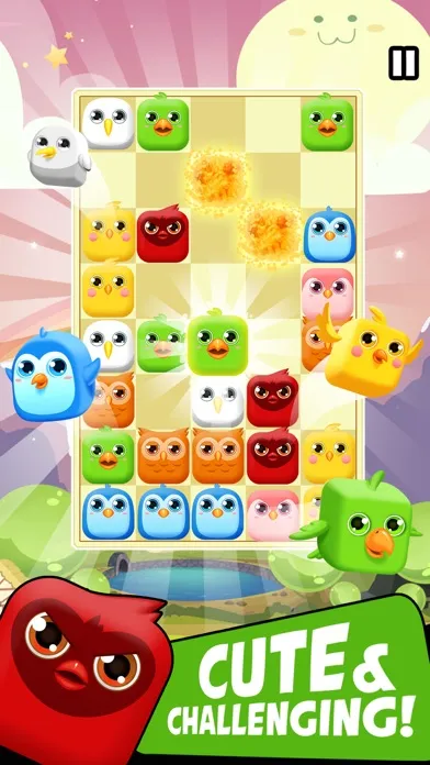 ภาพหน้าจอของ Brick Birds - Drop & Pop