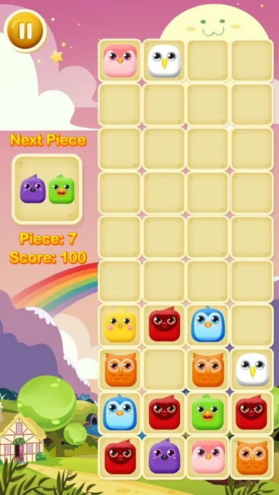ภาพหน้าจอของ Brick Birds - Drop & Pop