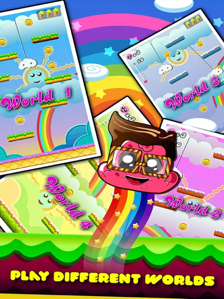 Ice Cream Blast – Rainbow Jump Carnival by Fun Free Kids Games iPad  স্ক্রিনশট