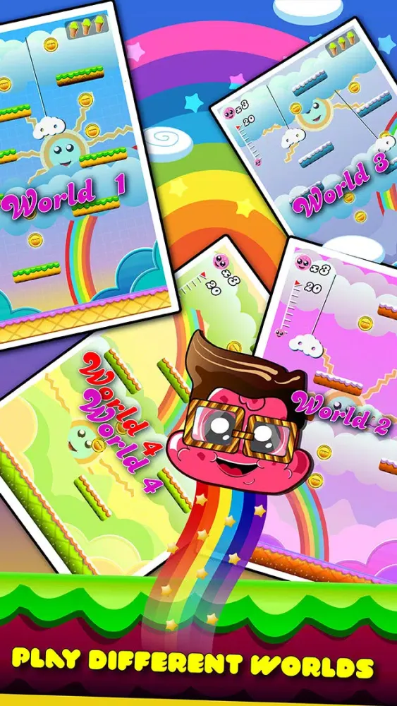 Ice Cream Blast – Rainbow Jump Carnival by Fun Free Kids Games স্ক্রিনশট