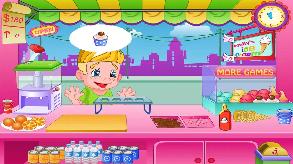 صور ice cream stand cooking Maker for Girls Games