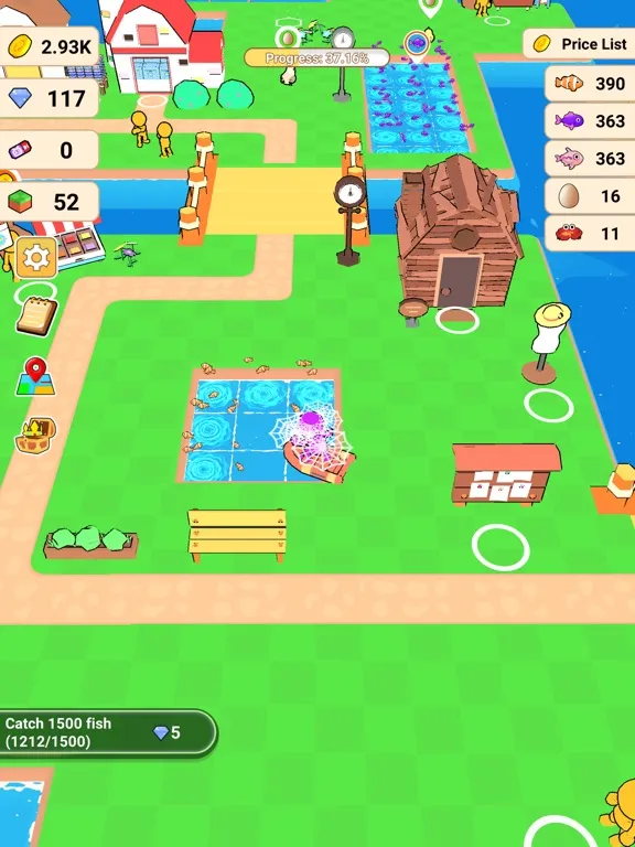 Capturas de tela do Fishery Tycoon 3D iPad 
