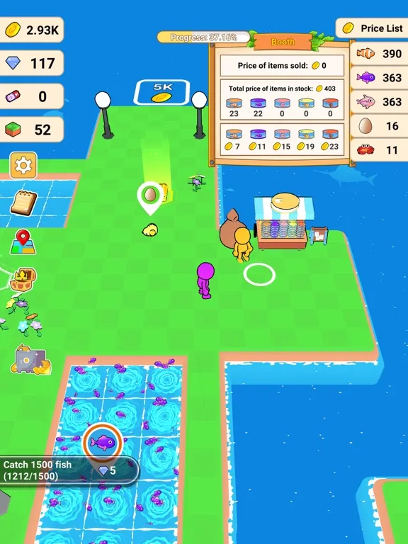 Capturas de tela do Fishery Tycoon 3D iPad 