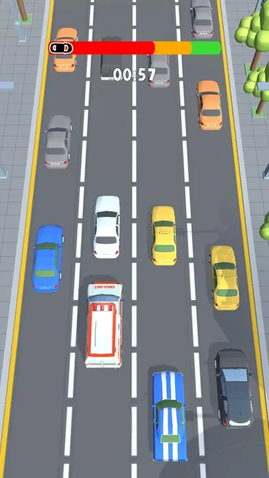 ภาพหน้าจอของ Super Traffic Run