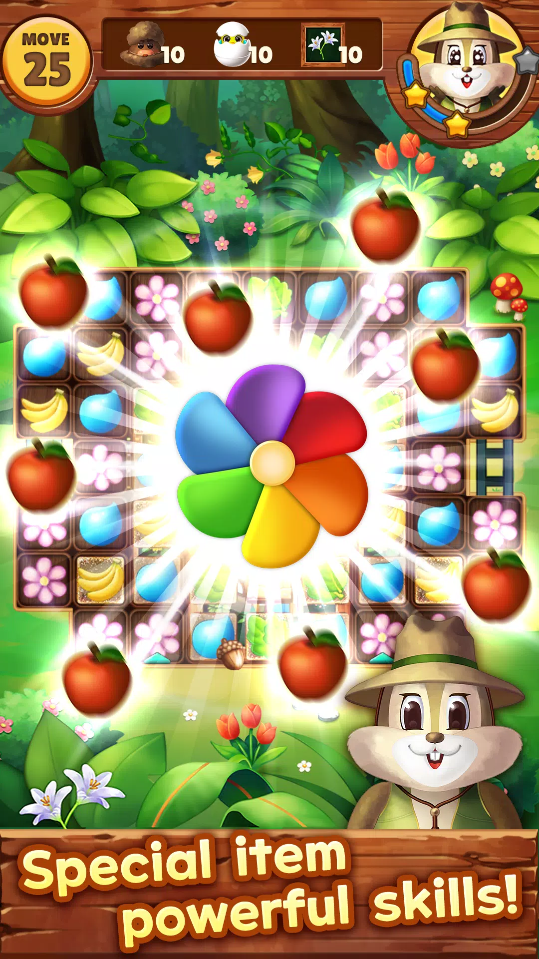 Fruits Garden: Match 3 Puzzle Screenshots