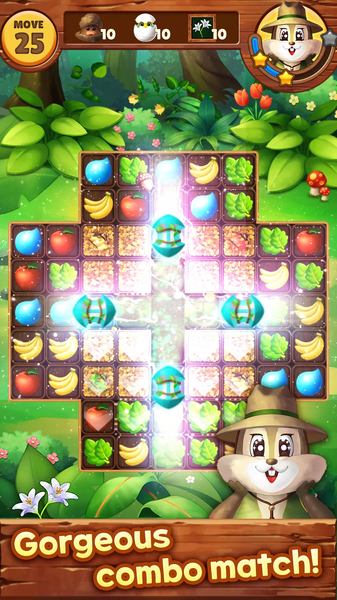 Fruits Garden: Match 3 Puzzle Screenshots