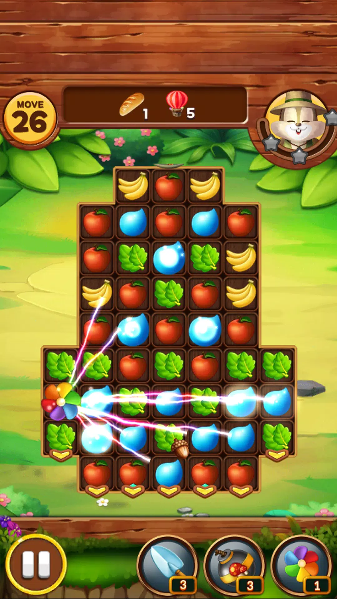 Fruits Garden: Match 3 Puzzle Screenshots
