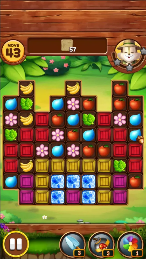 Tangkapan layar Fruits Garden: Match 3 Puzzle