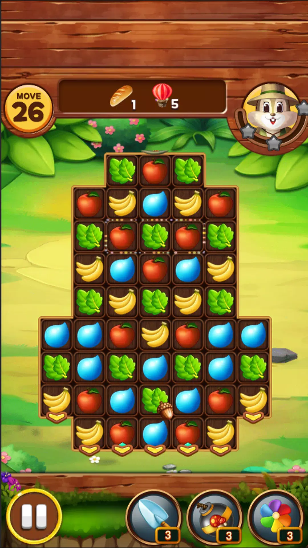 Fruits Garden: Match 3 Puzzle Screenshots