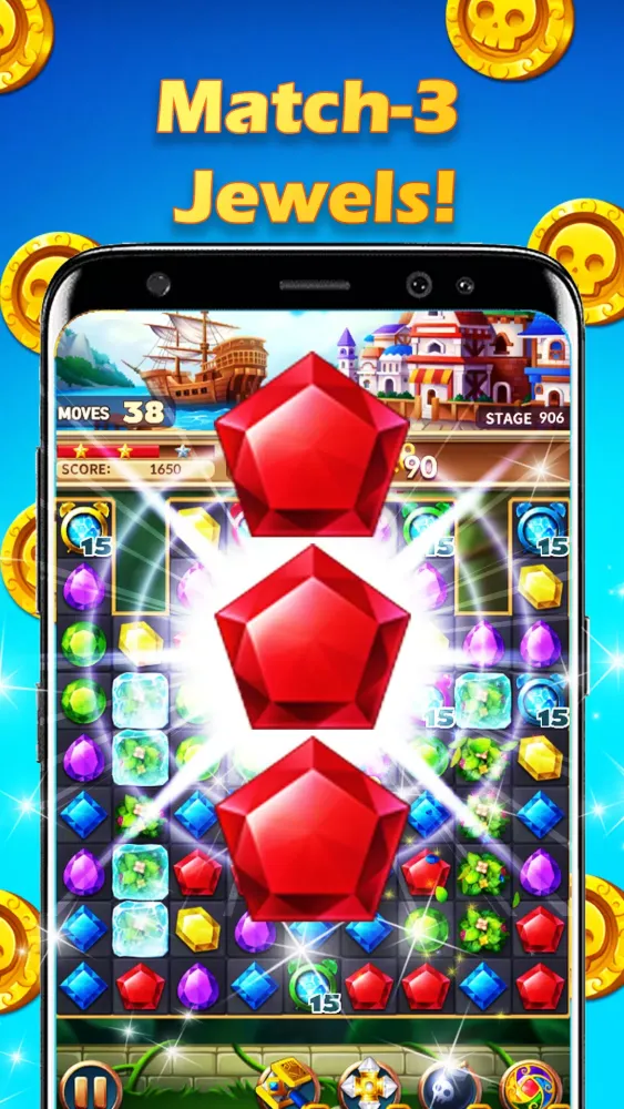 Jewels Crush : Match 3 Mania Screenshots