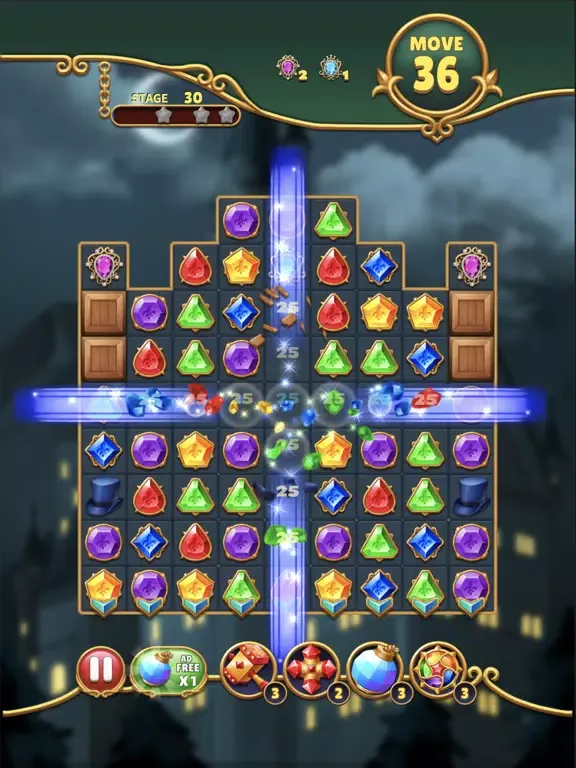 Jewels Mystery iPad  Screenshots