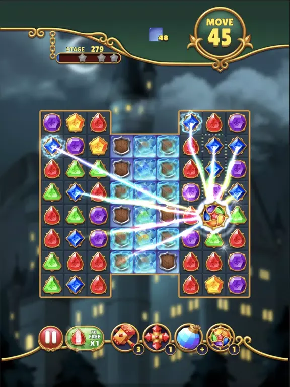 Jewels Mystery iPad  Screenshots