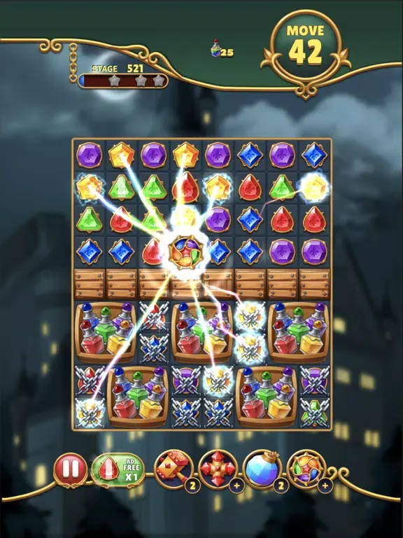 Jewels Mystery iPad  Screenshots